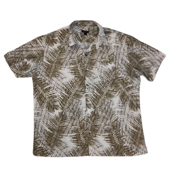 Van Heusen XL men’s button down shirt short sleeve aloha Hawaiian - Picture 1 of 6